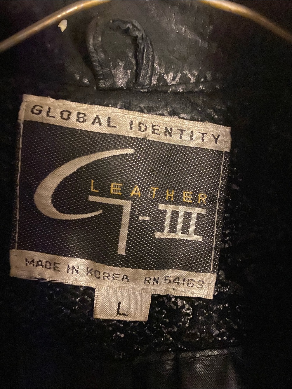 Global Identity G-III Black Leather Trench Coat